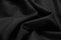 ткань черная теплая костюмно-плательная шерсть