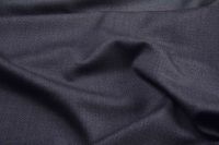ткань шерсть с шелком синяя в елочку Италия