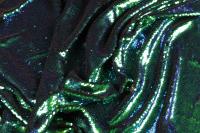 ткань двусторонние черно-зеленые пайетки