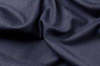 ткань синяя шерсть с шелком