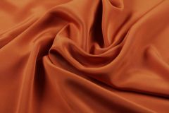 ткань кади темно-оранжевый с оттенком охры Италия