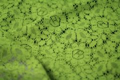 ткань зеленое хлопковое кружево Англия