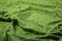ткань зеленое хлопковое кружево
