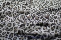 ткань креповый шифон леопард