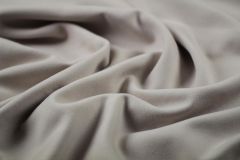 ткань пальтовая шерсть с кашемиром светло-серого цвета Италия