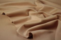 ткань двухслойный кашемир карамельного цвета Италия