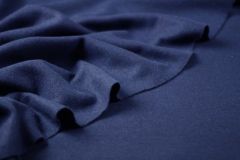 ткань ярко-синий трикотаж из кашемира и шерсти Италия