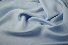 ткань нежно-голубой лен Италия