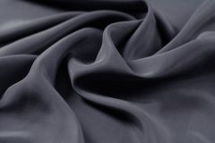 ткань шелковый крепдешин черничного цвета Италия