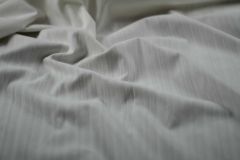 ткань белый хлопок (шитье) в ажурную полоску Италия