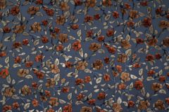 ткань пан-бархат в мелкий цветочек Италия