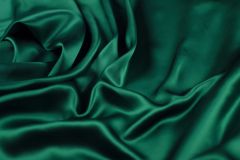 ткань шелковый атлас изумрудного цвета Италия
