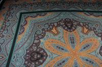  шелковый платок с узором пейсли в мозаичном стиле