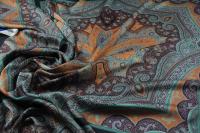  шелковый платок с узором пейсли в мозаичном стиле