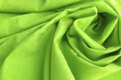 ткань костюмно-плательная шерсть неоновая зеленая Италия