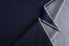 ткань джинсовая ткань сине-черного цвета Италия