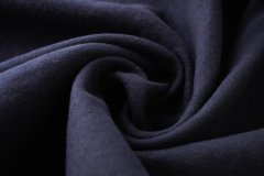 ткань пальтовая двухслойная шерсть фиолетово-синего цвета Италия