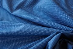 ткань синий рубашечный хлопок с мелким узором Италия
