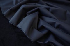 ткань плащевка темно-синего цвета Италия