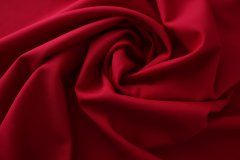ткань двухслойная атласная шерсть Армани темно-красного цвета Италия