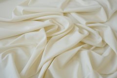 ткань молочный крепдешин с эластаном Италия