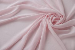 ткань нежно-розовый крепдешин маршмеллоу Италия