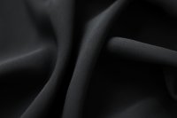 ткань вискоза для шитья (кади) черного цвета