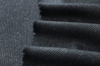 ткань черно-серый кашемир с диагональными полосками