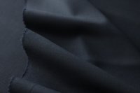 ткань черно-синяя костюмная шерсть