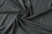 ткань средне-серый трикотаж меланж с шелком