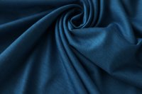 ткань трикотаж синего цвета с шелком