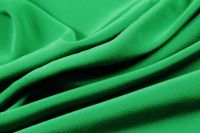 ткань крепдешин зеленый Италия