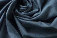 ткань костюмная шерсть серо-голубой меланж