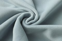 ткань пальтовый кашемир с шерстью серо-голубой Италия