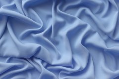 ткань голубой шёлк с эластаном Италия