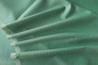 ткань костюмно-плательная шерсть зеленая в полоску