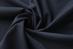 ткань иссине-черная костюмная шерсть Италия