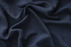 ткань синяя марлевка из хлопка Италия