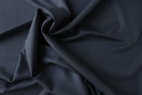 ткань костюмно-плательная тёмно-синяя в фактурную ёлочку