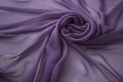 ткань шифон сиренево-фиолетовый Италия