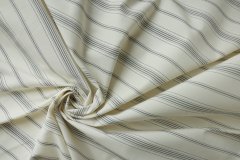 ткань хлопок с натуральным шелком в полоску Италия