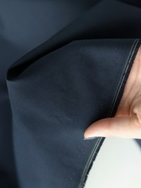 ткань плащевка из хлопка синего цвета