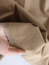ткань микро вельвет из хлопка бежевого цвета