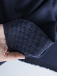 ткань костюмная шерсть синий меланж