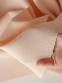 ткань креп из шерсти светло-персиковый