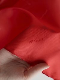 ткань подкладочная вискоза красная с надписями