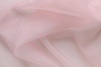 ткань шелковая розовая органза