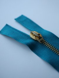  молния бирюзовая  70 см разъёмная