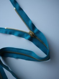  молния бирюзовая  70 см разъёмная