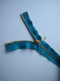  молния бирюзовая  70 см разъёмная